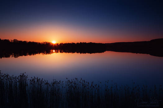 Sunset on Huettwilersee