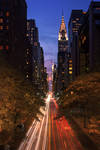 The glowing lines of New York by LinsenSchuss