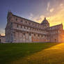 Sunrise at the Leaning Tower of Pisa