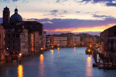 Sunset from Ponte degli Scalzi