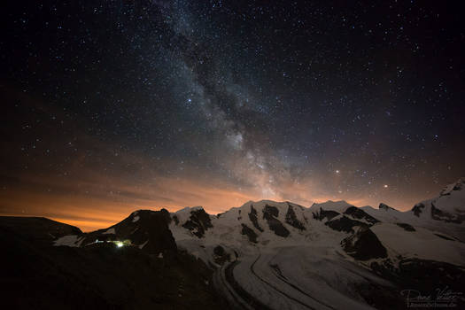 The Pers Glacier and the Milky Way