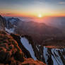 Sunset on Mount Pilatus