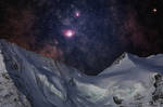 Trifid Nebula and Lagoon Nebula