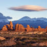 The red rocks of Arches National Park