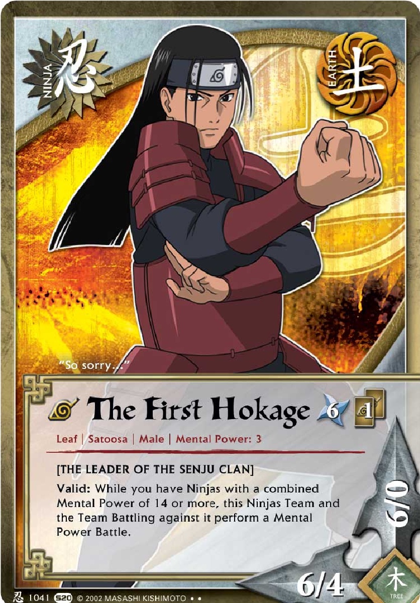 The 2ND Hokage Tobirama Senju TG Card 3 by puja39 on DeviantArt