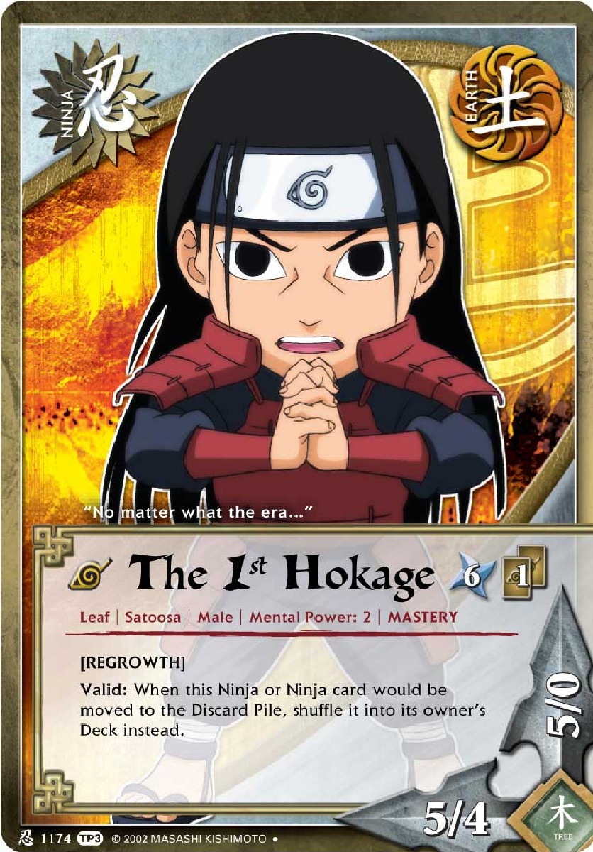 The 2ND Hokage Tobirama Senju TG Card 3 by puja39 on DeviantArt