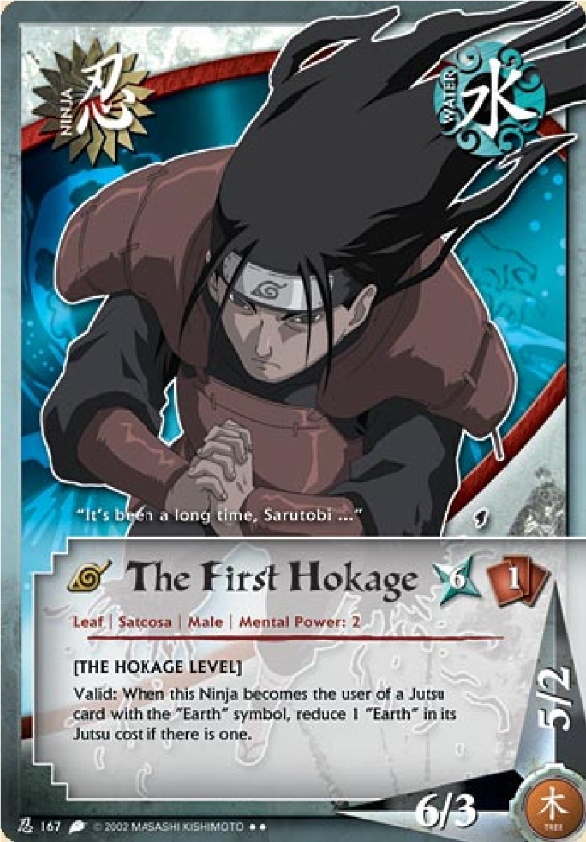 The 1ST Hokage Hashirama Senju TG Card 3 by puja39 on DeviantArt