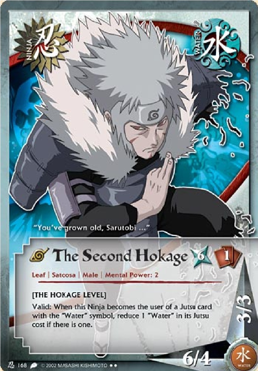 The 2ND Hokage Tobirama Senju TG Card 3 by puja39 on DeviantArt