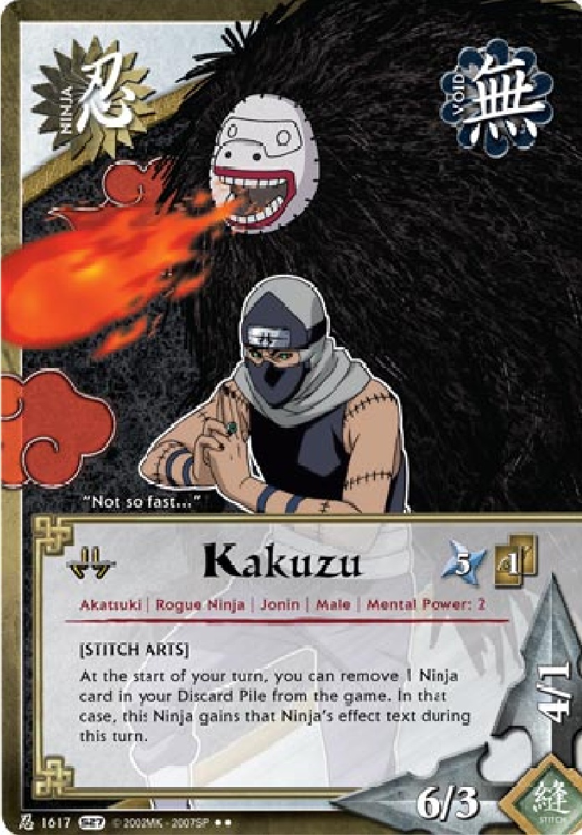 Carte Naruto Fan Custom Collectible Card Game CCG Foil Kakuzu & Hidan #5 Carte Naruto Fan Custom Collectible Card Game CCG Foil Kakuzu & Hidan #5