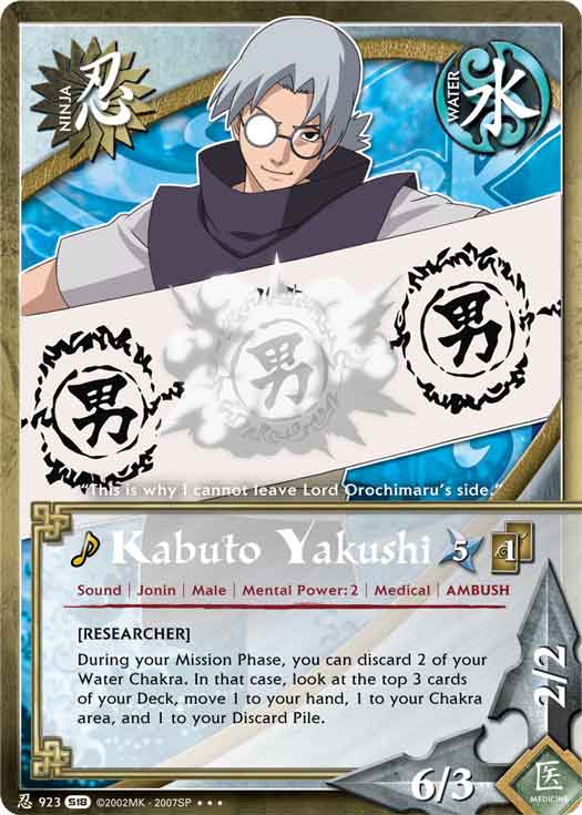 Kabuto Yakushi TG Card 4