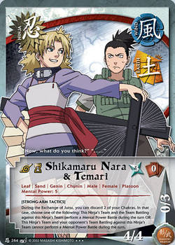 Shikamaru Nara And Temari TG Card