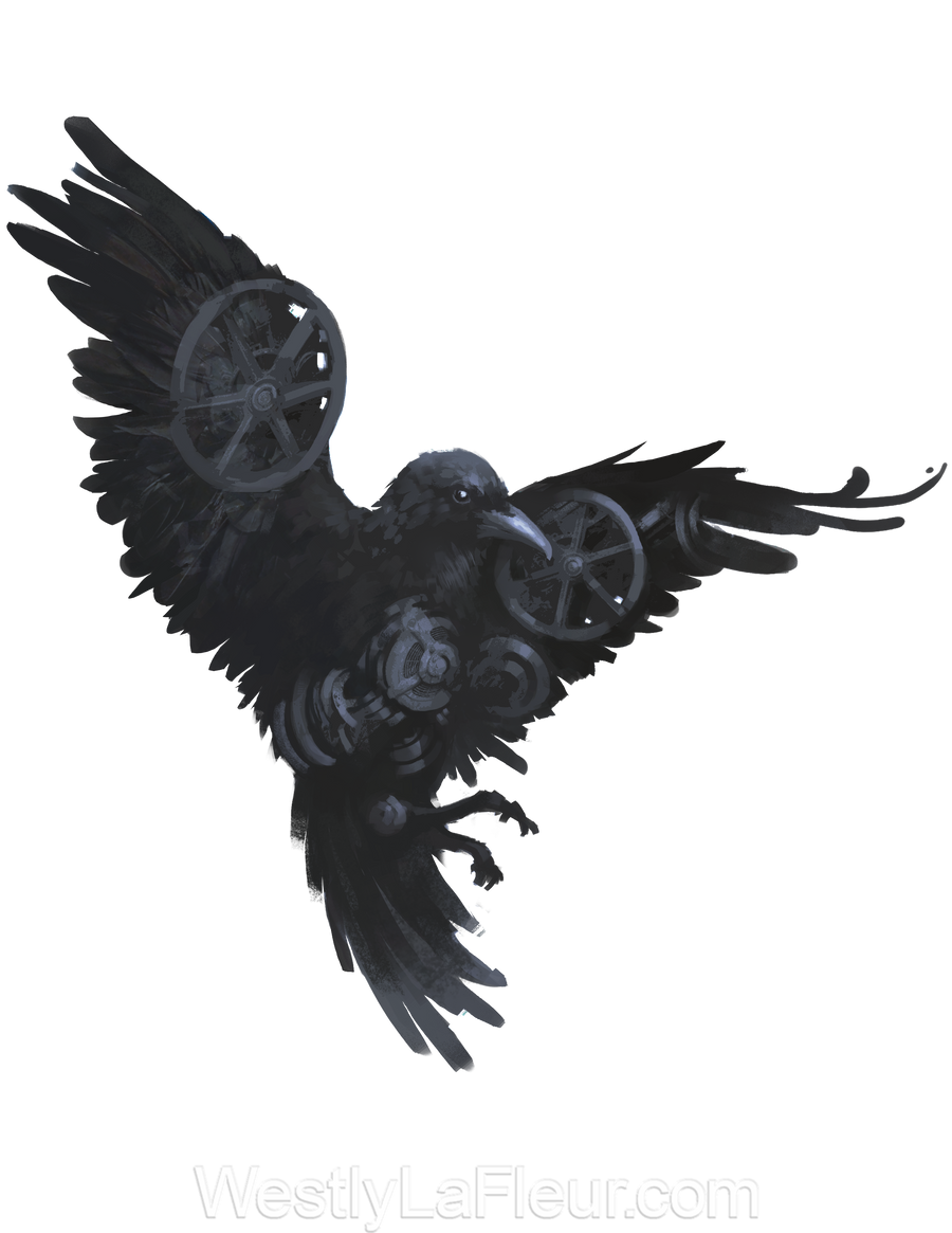 Clockwork Raven Token Clockwork Raven by WestlyLaFleur on DeviantArt
