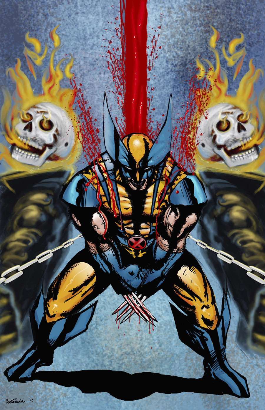 Quick Wolvie Ghost Rider Wacom