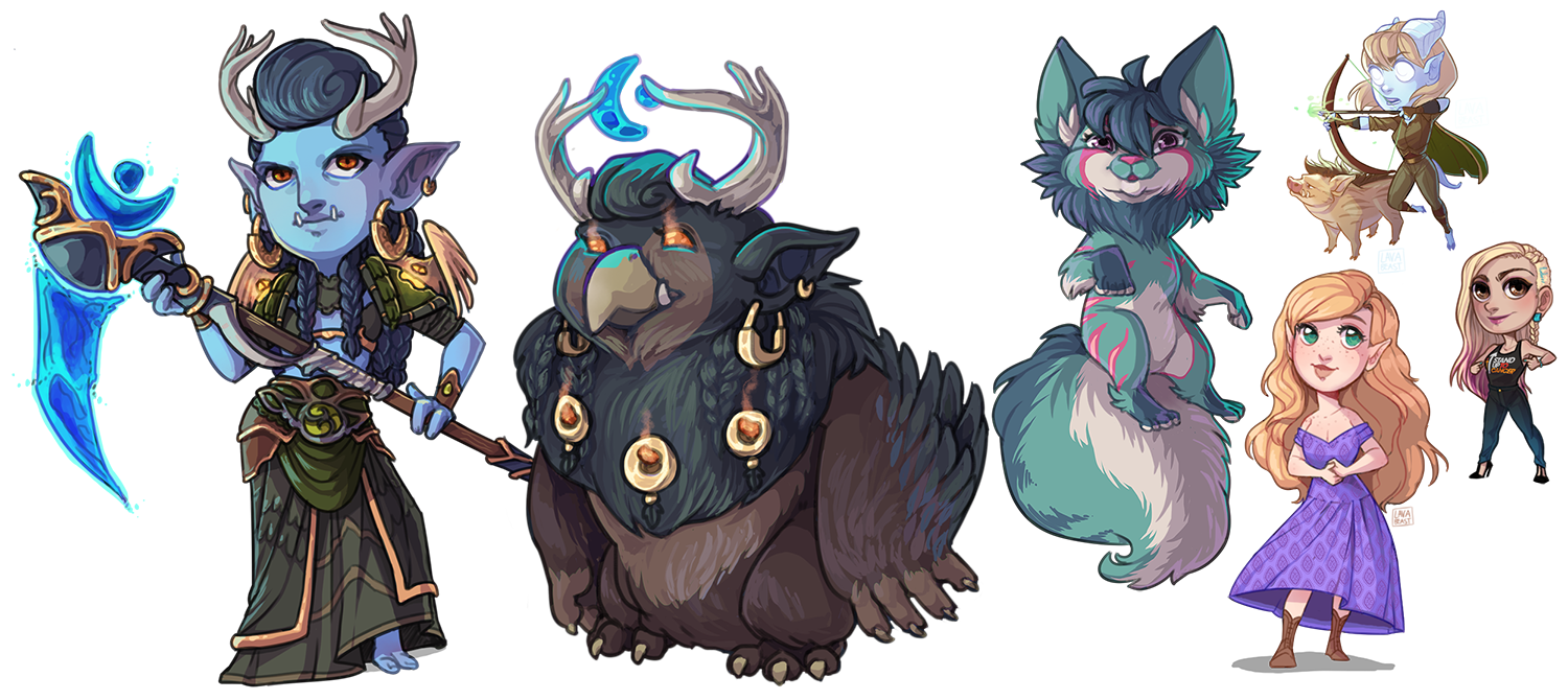 Chibi Commission Compilation by Lavabeast