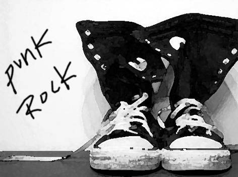 punk rock converse