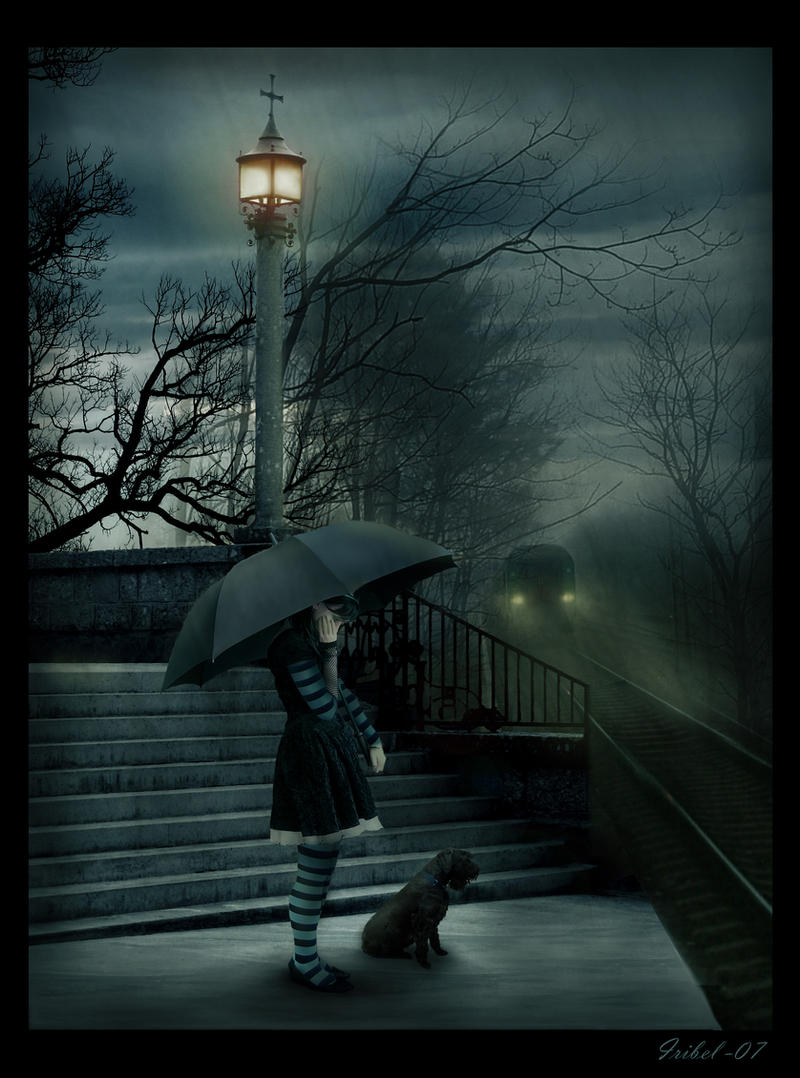 Waiting For The Train by Iribel