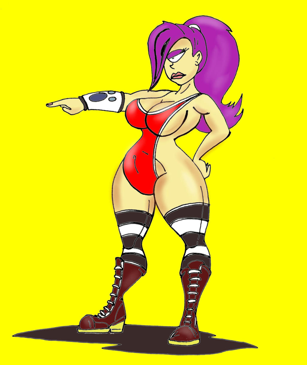 Leela Swimsuit and Boots Color