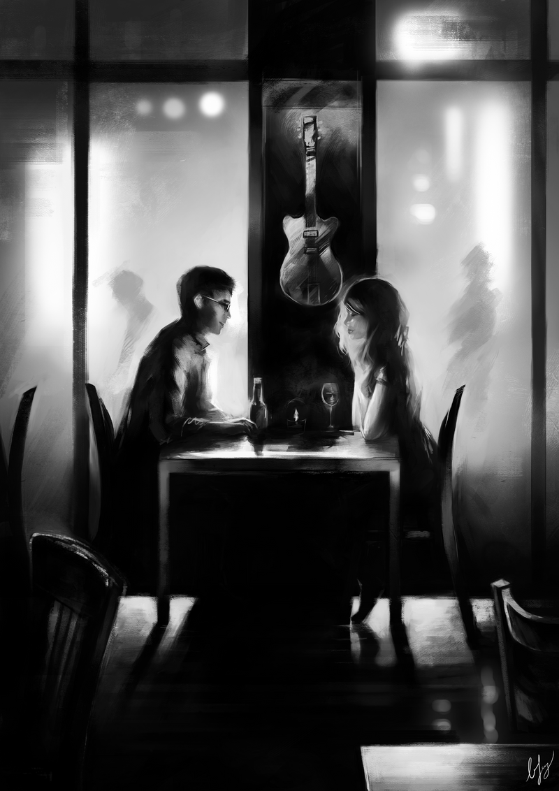 В кафе под столом В кафе под столом