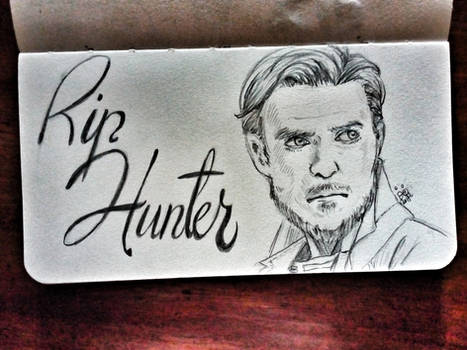 Rip Hunter Pencil Sketch