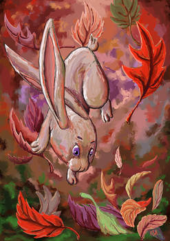 Rabbit of the leaves