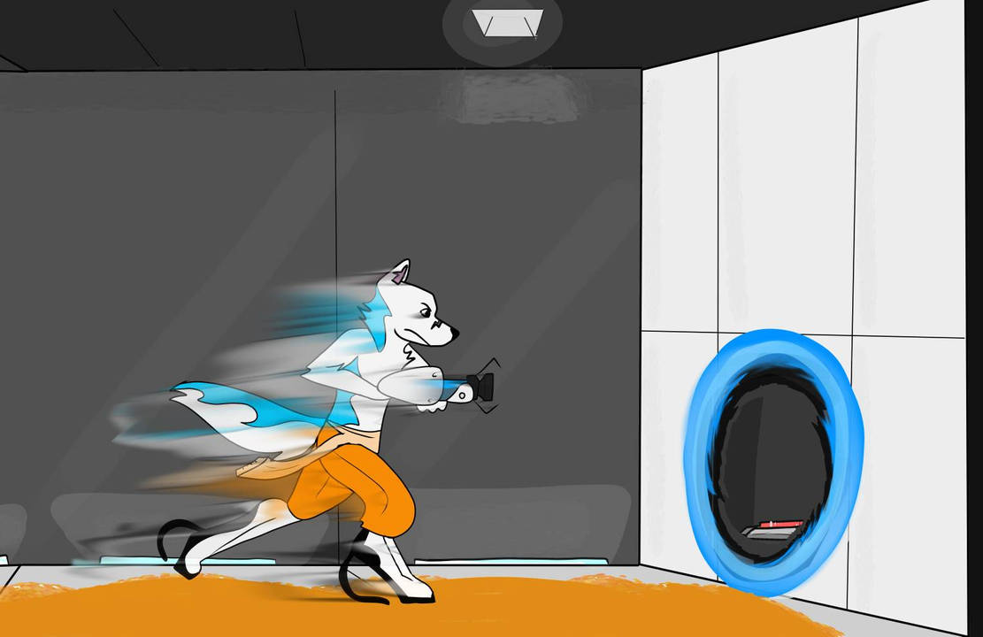 7 4 Foot Dog VS 6 Foot Portal By ToriSteele On DeviantArt 7-4-foot-dog-vs-6-foot-portal-by-toristeele-on-deviantart