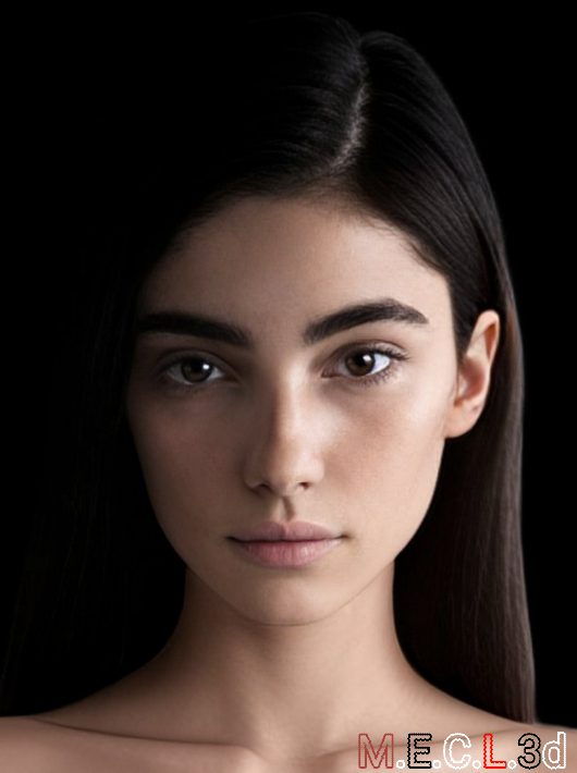 Deviantart Model Faces Face feminina (20) by Face3dartMECL on DeviantArt