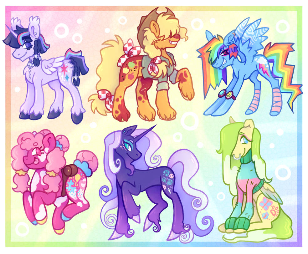 Mlp Designes mlp redesigns by Snowflakebottles on DeviantArt