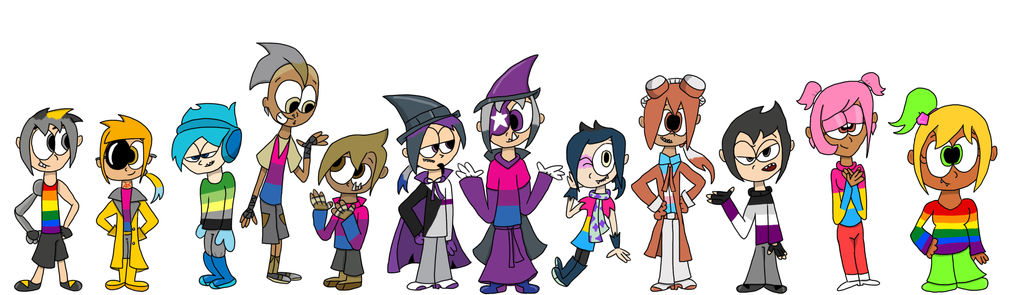 Nixels Human Mxls: Mixels Pride by ZootyCutie on DeviantArt