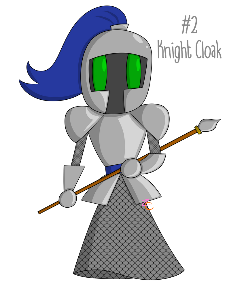 Cloaktober: Day 2 - Knight Cloak by ZootyCutie on DeviantArt
