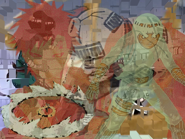 Lee vs Gaara Art 1 Desktop