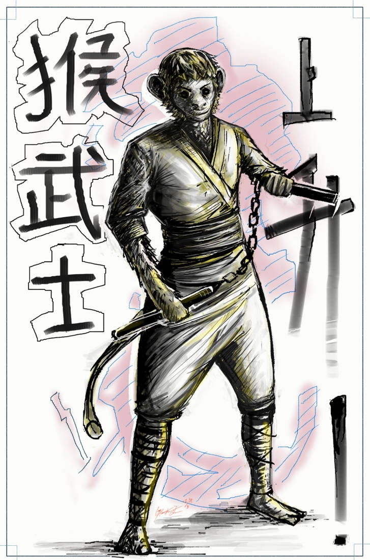 The Monkey warrior by Sehanmyid on DeviantArt