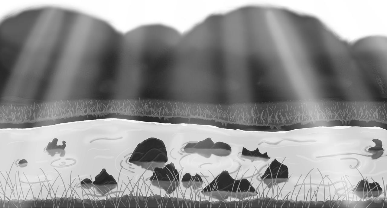 Grayscale Landscape by DrawFreak816 on DeviantArt