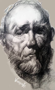 Stylistic Portrait of an old man