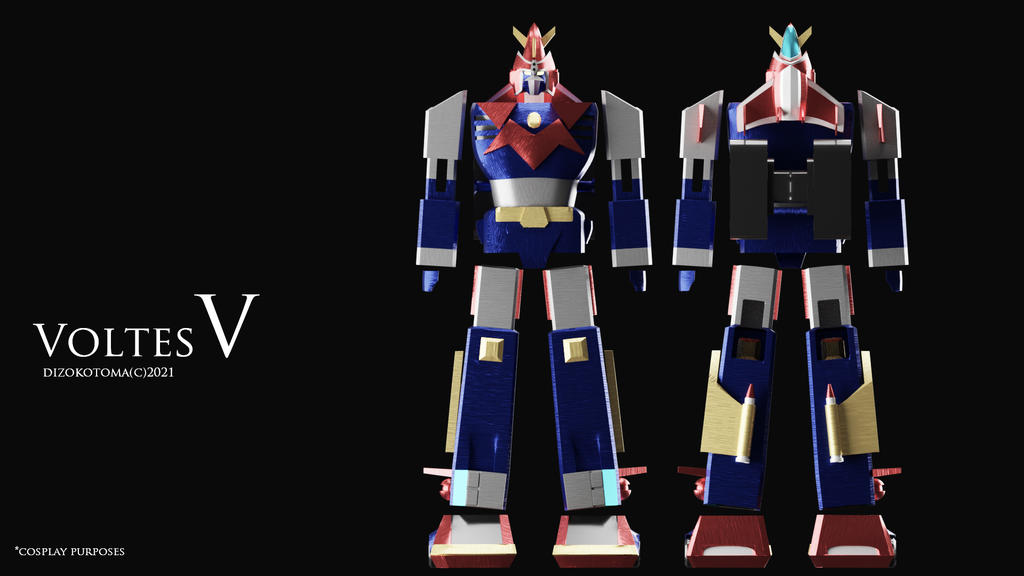 Voltes V 3d cgi by dizoEX2 on DeviantArt