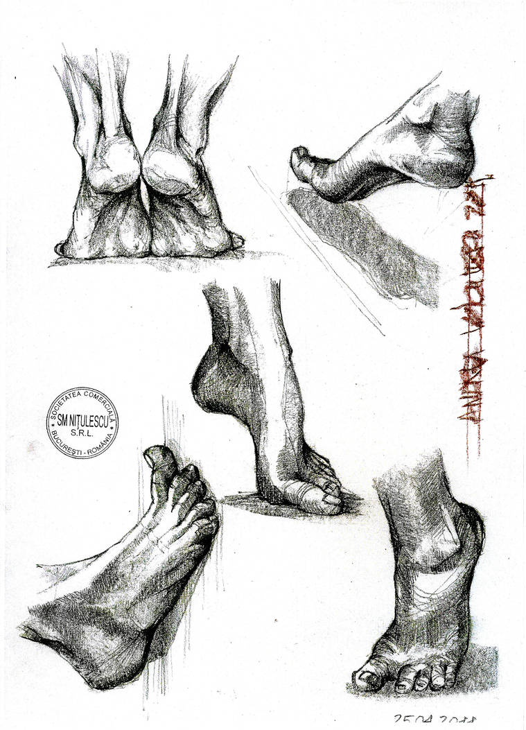 Foot Study by dedeyutza on DeviantArt