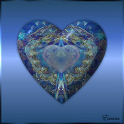 Blue Valentine Heart