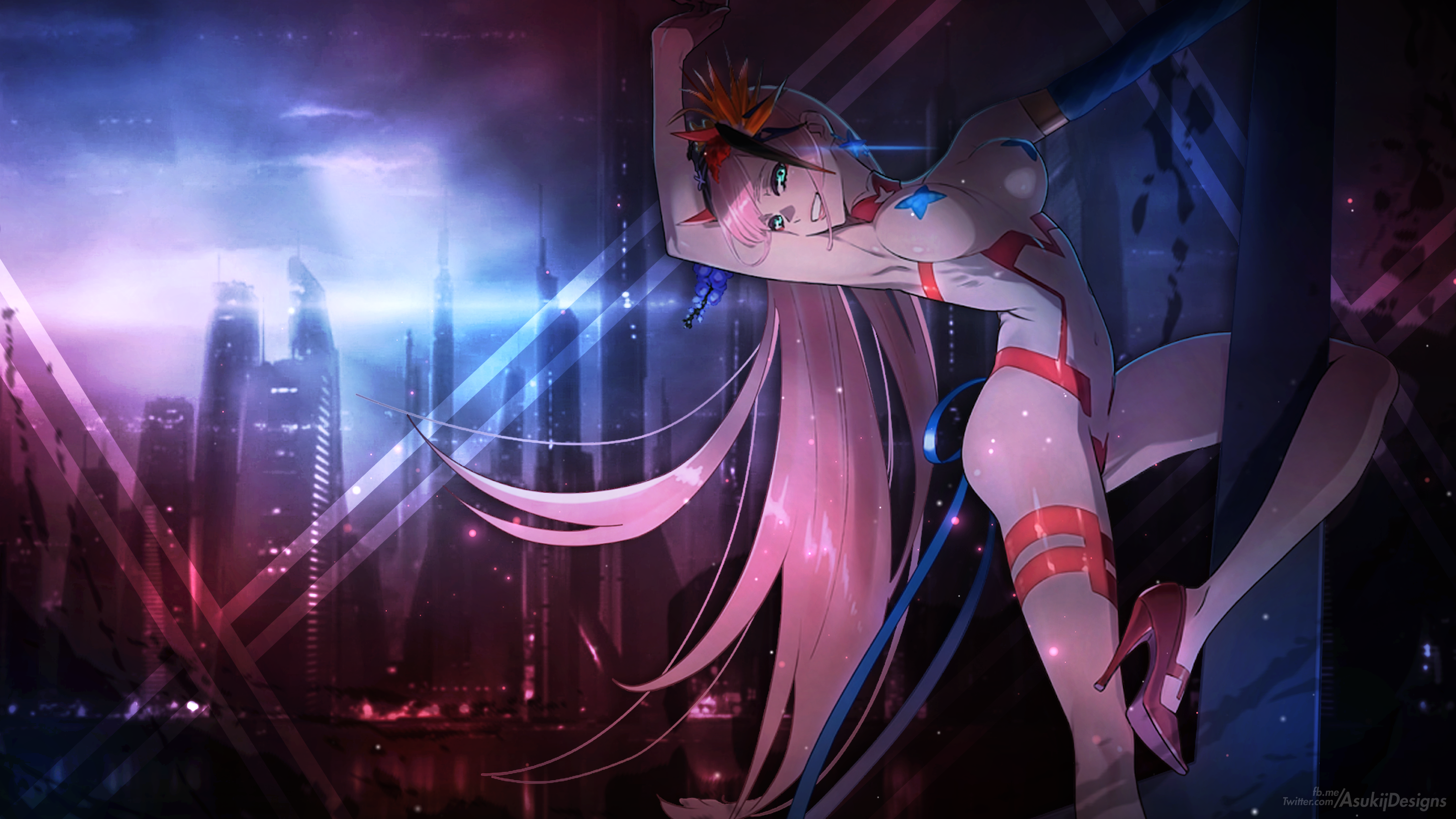 Wallpaper Sexy Zero Two By Asukij On Deviantart Wallpaper Sexy Zero Two By Asukij On Deviantart