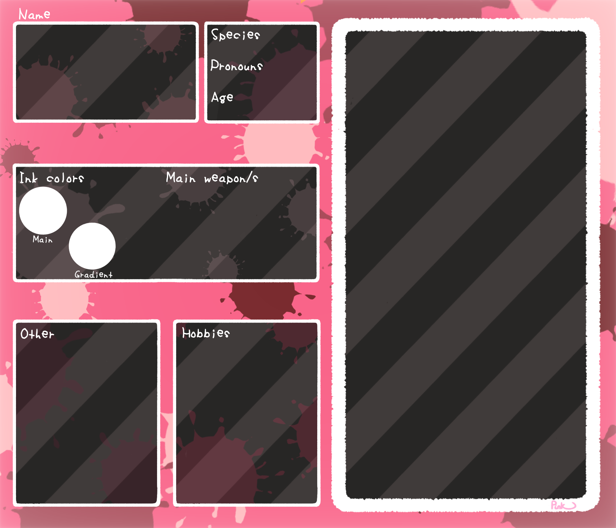 Splatoon OC template 2 by PunkPink on DeviantArt Splatoon OC template 2 by PunkPink on DeviantArt