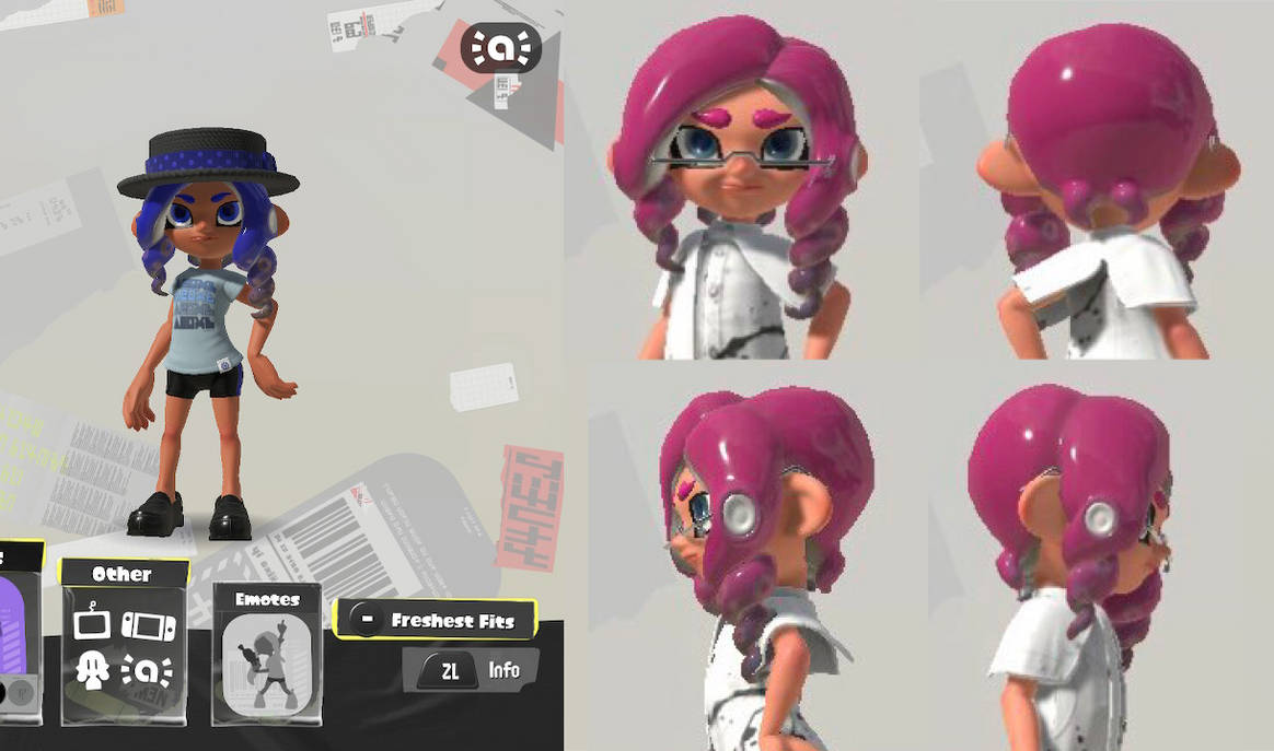 Splatoon 3 hairstyles by Punk-Pink on DeviantArt