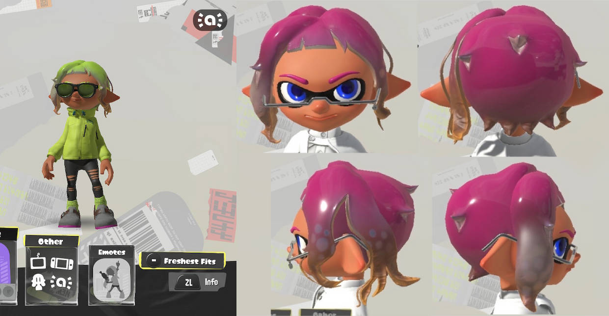 Dynamic Splatoon 3 Hairstyles Photo Art Dynamic Splatoon 3 Hairstyles Photo Art