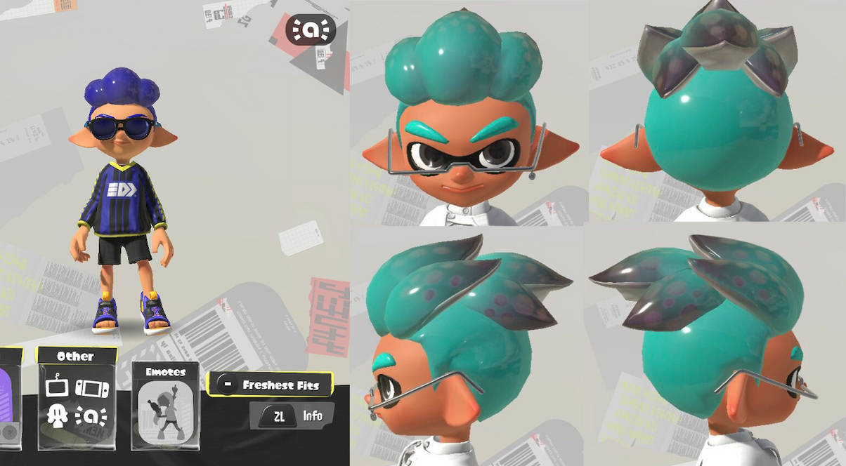 Artistic Splatoon 3 Hairstyles Wallpaper Illustration Artistic Splatoon 3 Hairstyles Wallpaper Illustration