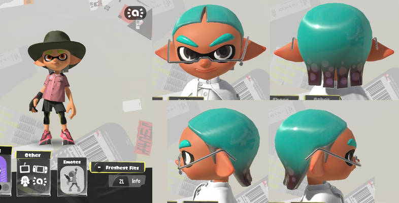 Splatoon Ink Hair Splatoon 3 hairstyles by Punk-Pink on DeviantArt