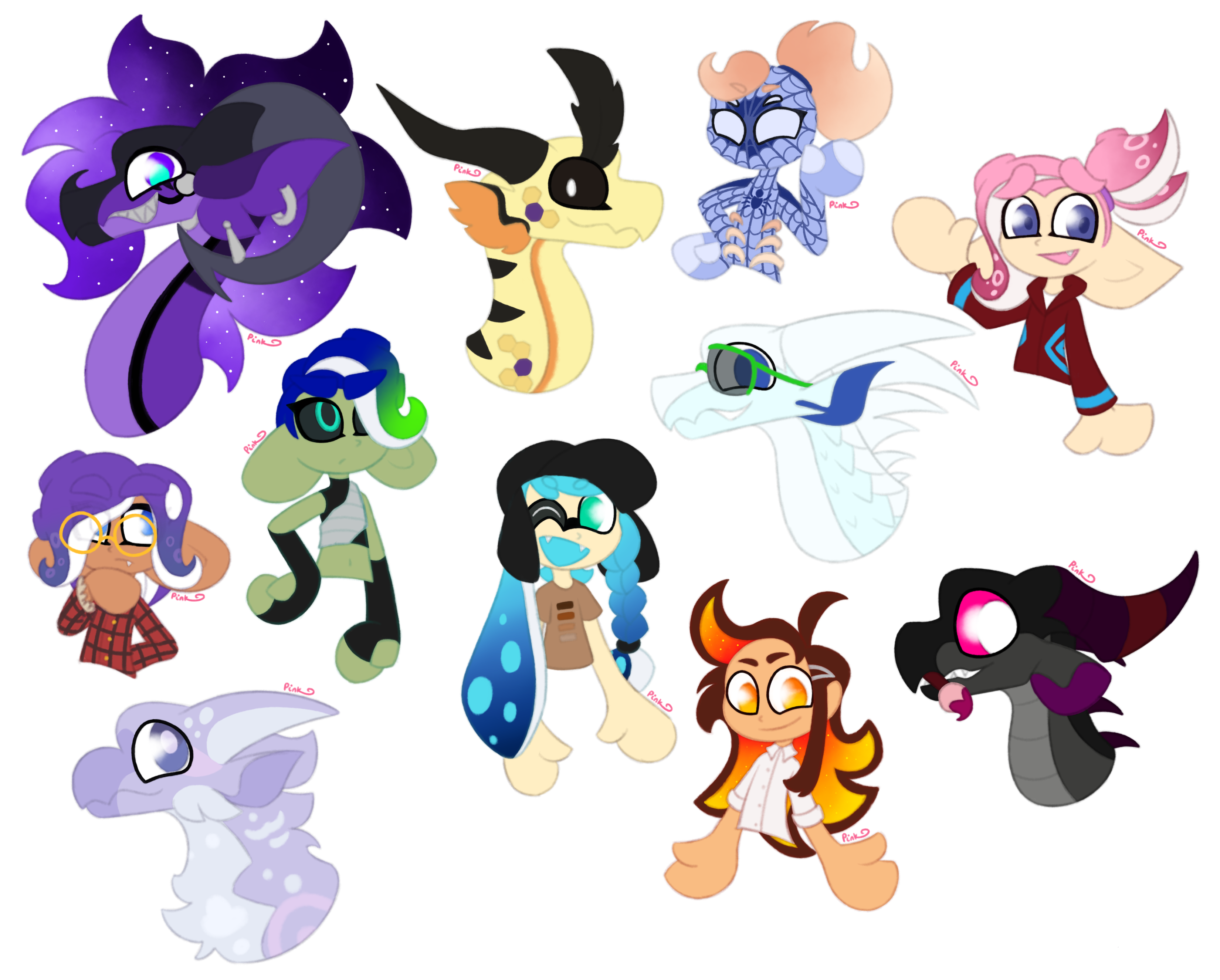 Every Single One of My WoF OCs by TheFantasyManatee on DeviantArt