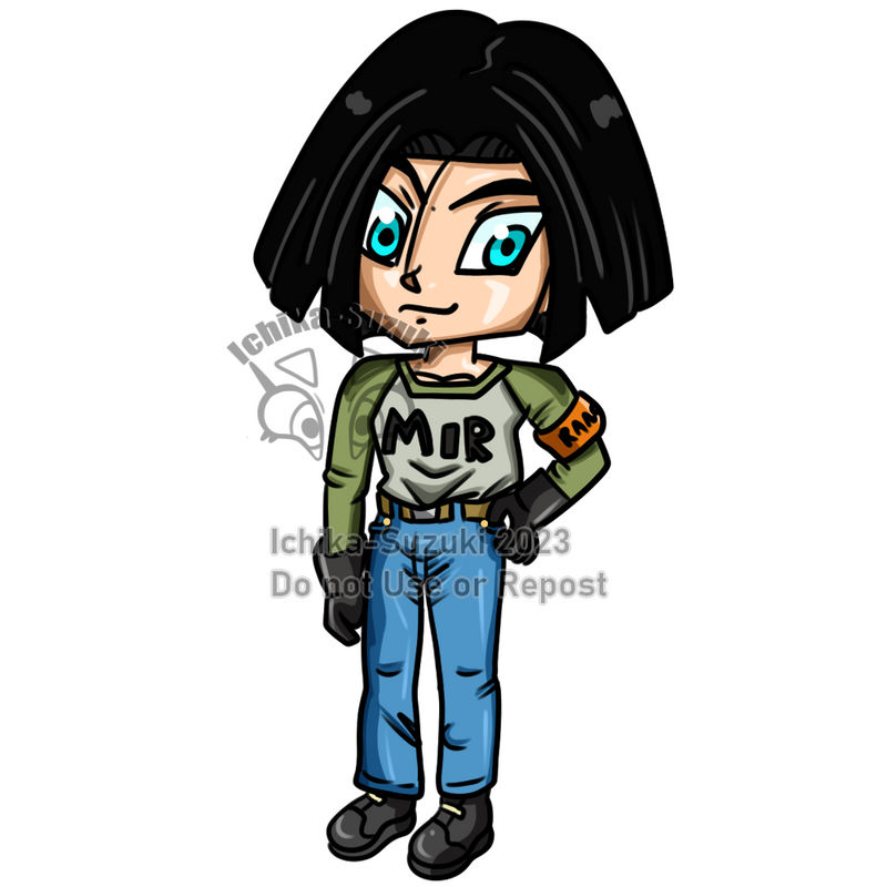 Chibi Dragon Ball Super Android 17 by RinDraws-Digitalart on DeviantArt