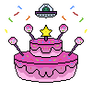 Birthday space cake - F2U
