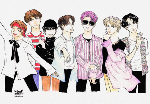 BTS Fanart [Clear Background Version]