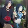 Dango for two. (Tobari and Itachi)