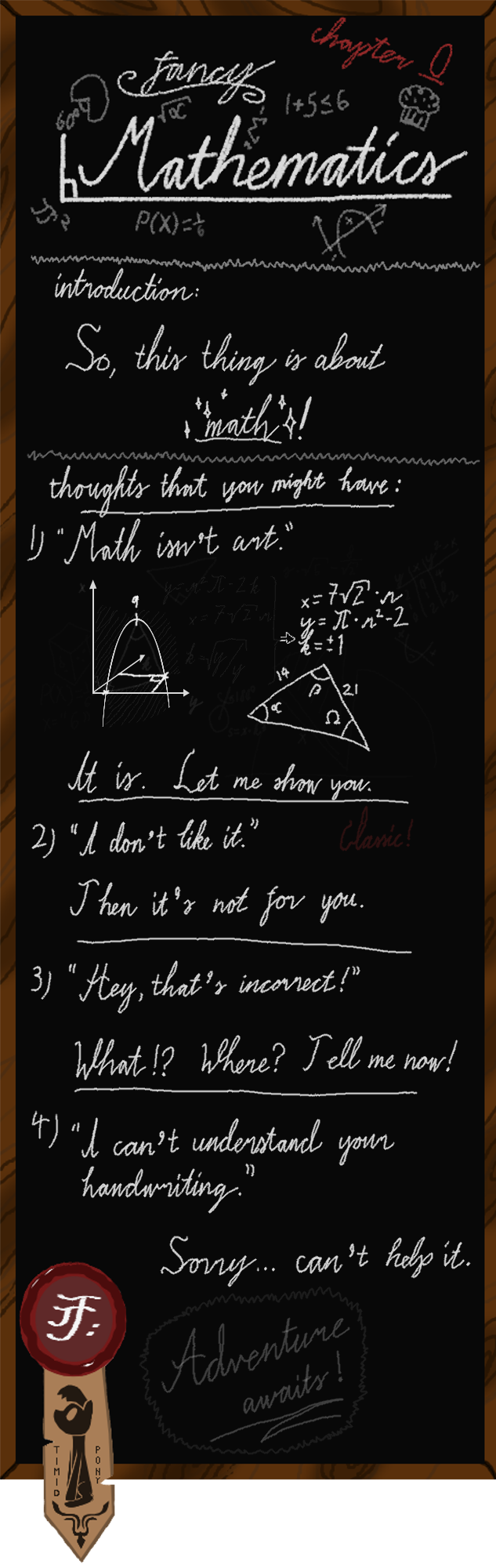 Fancy Mathematics introduction by TimidPony on DeviantArt