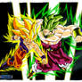 goku ss3 vs broly ss3