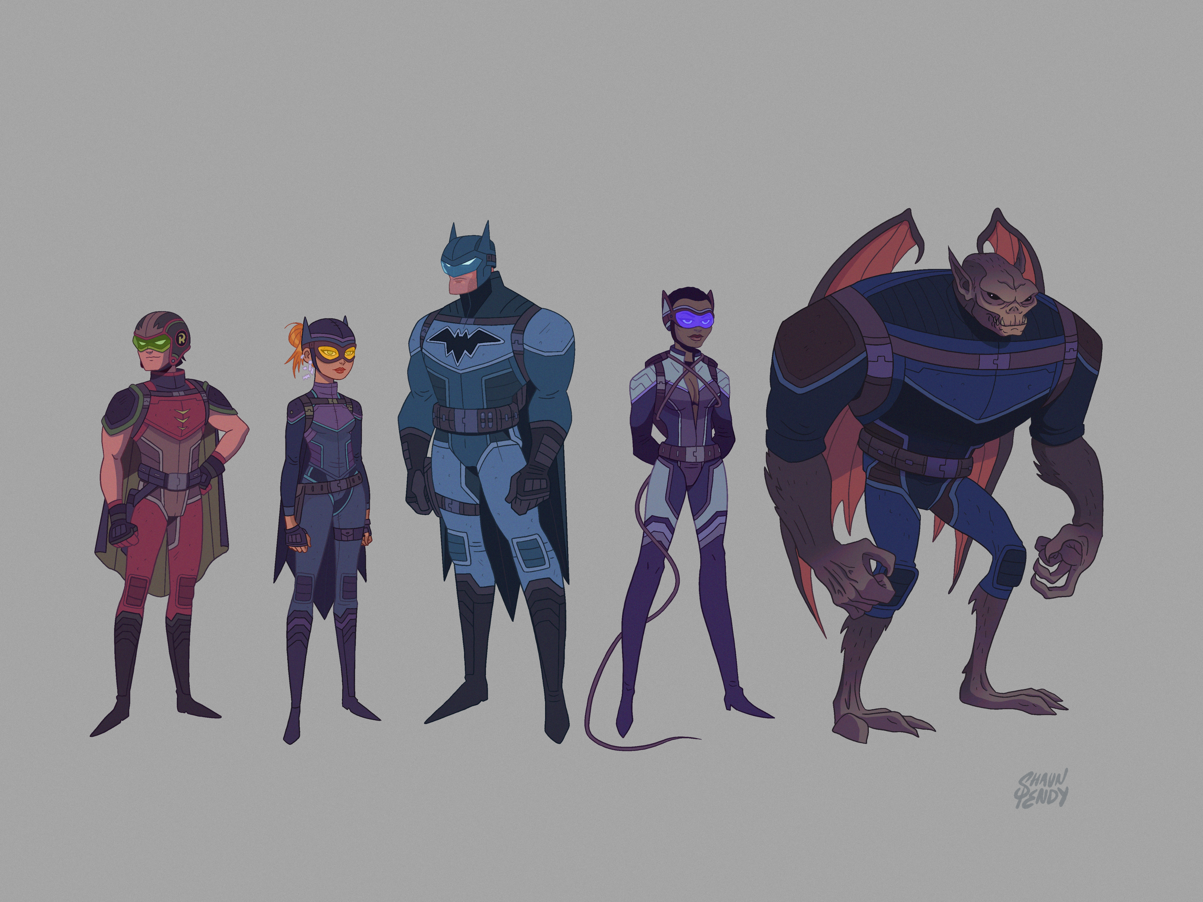 Batman Animated Series Concept by ShaunPendergast on DeviantArt